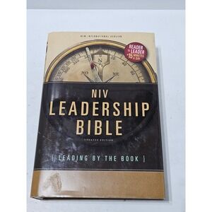 NIV Leadership Bible Updated Edition Leading by the Book Zondervan Hardcover